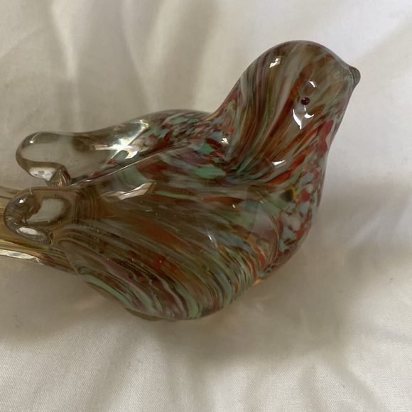 Vintage ISCO Japan Glass Bird Figurine Paperweight - Picture 6 of 10